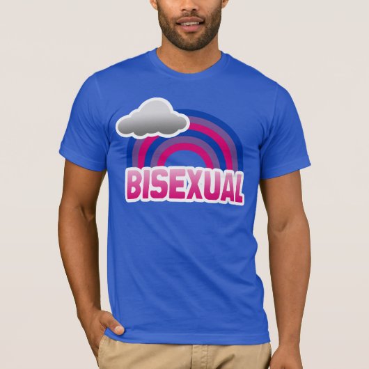 REGENBOOG BISEKSUEEL T-SHIRT (Voorkant)