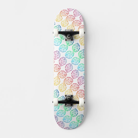 Regenboog Bladeren Persoonlijk Skateboard (Voorkant)