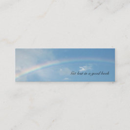 "Regenboog"-Bladwijzer Mini Visitekaartje