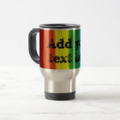Regenboog blend mok (Voorkant links)