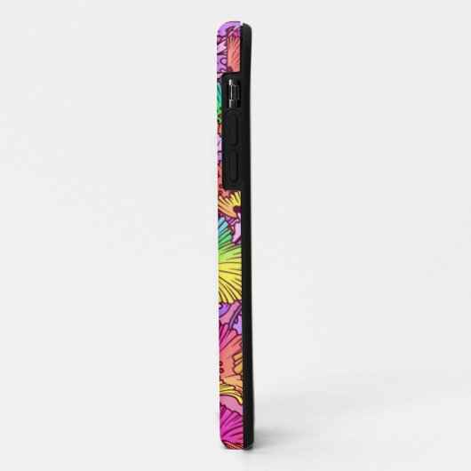 Regenboog Bloem, Botanisch, Heldere Kleurrijke Blo Case-Mate iPhone Case (Achterkant/links)