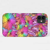 Regenboog Bloem, Botanisch, Heldere Kleurrijke Blo Case-Mate iPhone Case (Achterkant (horizontaal))