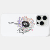 Regenboog Bloem Funky Kunst Case-Mate iPhone Case (Achterkant (horizontaal))