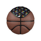 Regenboog bloem vlinder basketbal (Rechts)