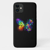 Regenboog bloem vlinder Case-Mate iPhone case (Achterkant)