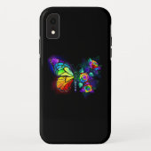 Regenboog bloem vlinder Case-Mate iPhone case (Achterkant)