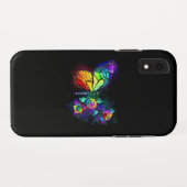 Regenboog bloem vlinder Case-Mate iPhone case (Achterkant (horizontaal))