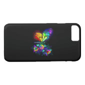 Regenboog bloem vlinder Case-Mate iPhone case (Achterkant (Horizontaal))