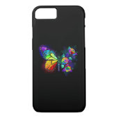 Regenboog bloem vlinder Case-Mate iPhone case (Achterkant)