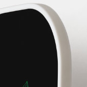 Regenboog bloem vlinder pickleball paddle (Links Detail)