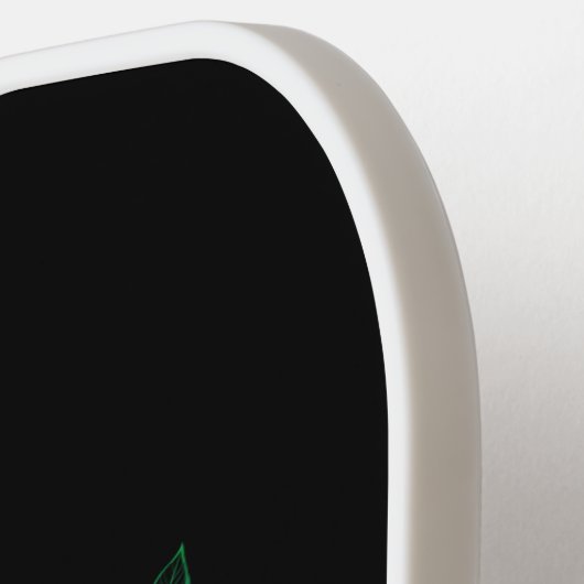 Regenboog bloem vlinder pickleball paddle (Links Detail)