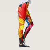 Regenboog Bloemblad Bloem Kunst Leggings (Rechts)