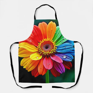 Regenboog Bloemblad Bloem Kunst Schort