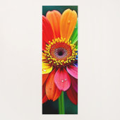 Regenboog Bloemblad Bloem Kunst Yogamat (Achterkant)
