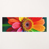 Regenboog Bloemblad Bloem Kunst Yogamat (Voorkant (horizontaal))