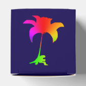 Regenboog Bloemen DK Blauwe bruiloft Verjaardag Bedankdoosjes (Bovenkant)