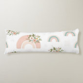 Regenboog&Bloemen Lichaamskussen (Voorkant)