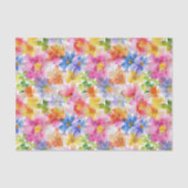 Regenboog Bloemendecoupage Tissuepapier (Voorkant)