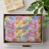 Regenboog Bloemendecoupage Tissuepapier (Geschenk)