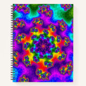 Regenboog Bloemensprinkels Notitieboek (Voorkant)
