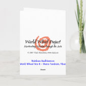 Regenboog Bodhisattva/Kaart Kaart (Achterkant)