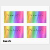 Regenboog Boekplaat Sticker (Vel)