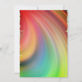 Regenboog Boerderij Dieren Peuter Personaliseren Kaart (Achterkant)