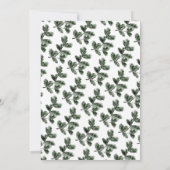 Regenboog Boho Kerstfeest Uitnodiging (Achterkant)