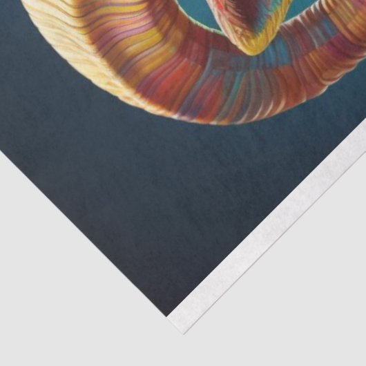 Regenboog Boho Ram Decoupage Tissuepapier (Detail)