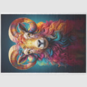 Regenboog Boho Ram Decoupage Tissuepapier (Voorkant)