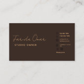 Regenboog Boho Visitekaartje, Modern Visitekaartje (Achterkant)