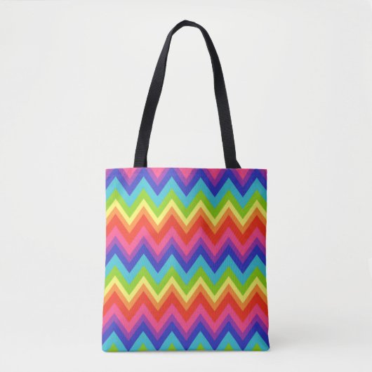 Regenboog boodschappentas tote bag (Voorkant)