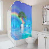 Regenboog Boom  Douchegordijn (In situ)