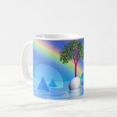 Regenboog Boom Koffiemok (Voorkant links)