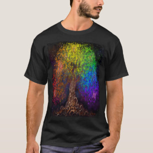 Regenboog Boom T-Shirt