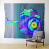 Regenboog Boom Tapijt Wandkleed (In Situ (horizontaal))