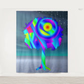 Regenboog Boom Tapijt Wandkleed (Voorkant)