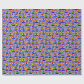 🦇🌈 Regenboog Botten & Sterren  Cadeaupapier (Vlak)