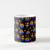 🦇🌈 Regenboog Botten & Sterren Koffiemok (Center)