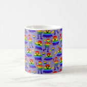 🦇🌈 Regenboog Botten & Sterren Koffiemok (Center)
