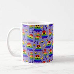 🦇🌈 Regenboog Botten & Sterren Koffiemok
