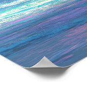 Regenboog boven de oceaan poster (Hoek)