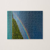 Regenboog boven eiland, Amerikaans Samoa Legpuzzel (Horizontaal)