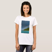 Regenboog boven eiland, Amerikaans Samoa T-shirt (Voorkant volledig)