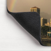 Regenboog boven Honolulu, Hawaï, VS 2 Muismat (Hoek)