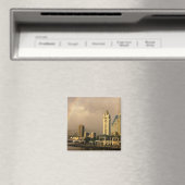 Regenboog boven Honolulu, Hawaii, VS 2 Magneet (Insitu (Vaatwasser))