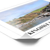 Regenboog boven Kingswear, Devon Foto Afdruk (Hoek)