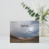 Regenboog boven Murghab Tadzjikistan Briefkaart (Staand voorkant)