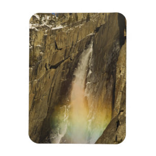 Regenboog boven Upper Yosemite Falls in Yosemite Magneet
