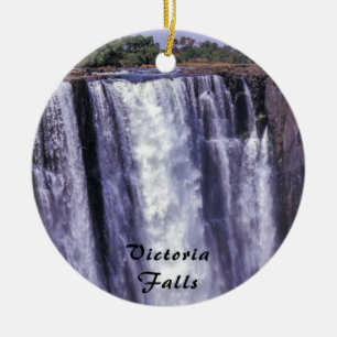 Regenboog boven Victoriawatervallen - Zimbabwe, Af Keramisch Ornament